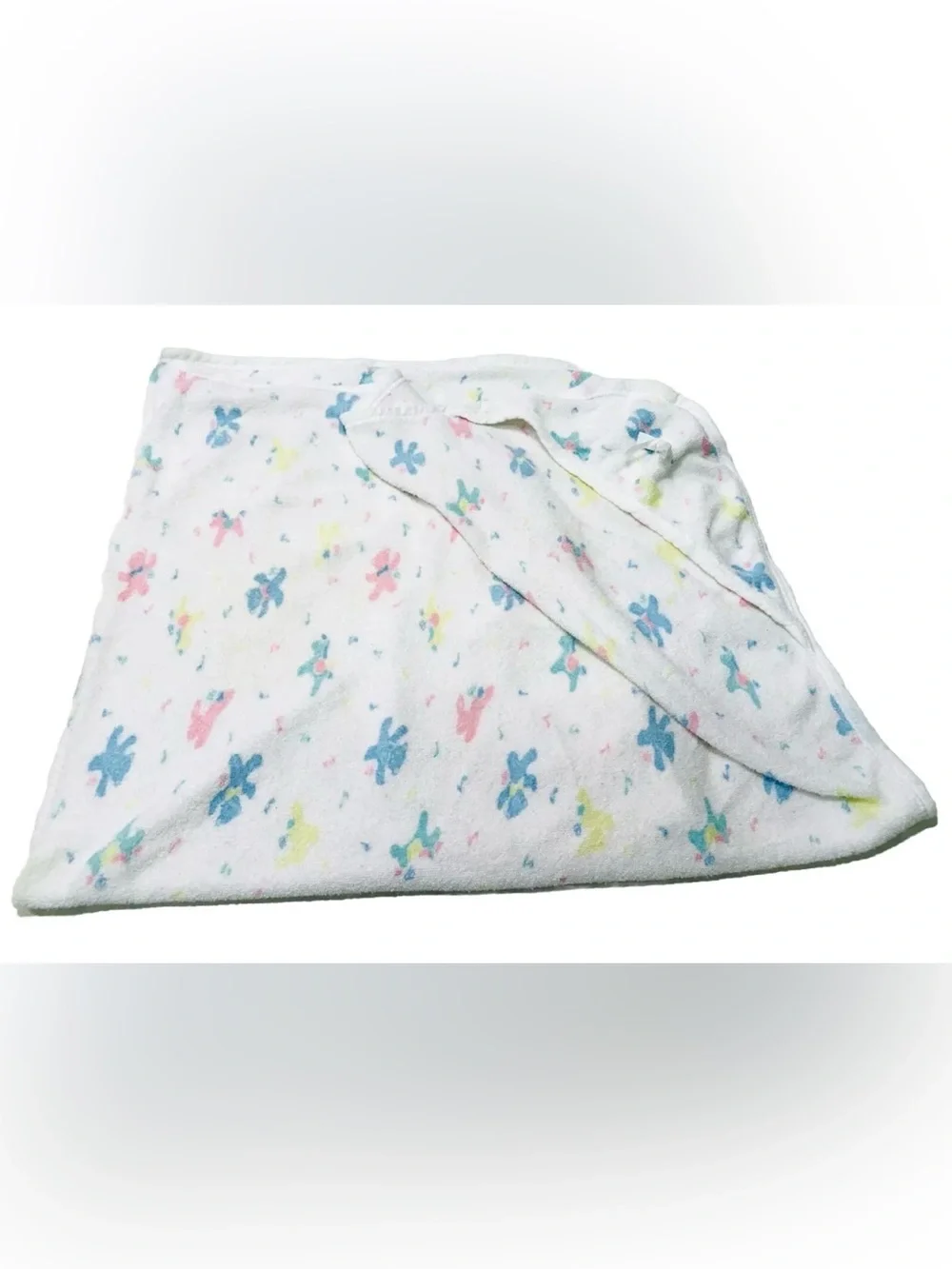 Kay Bee Vintage 87 Hooded Terry Baby Toddler Soft Combed Cotton Bath Towel 30X40